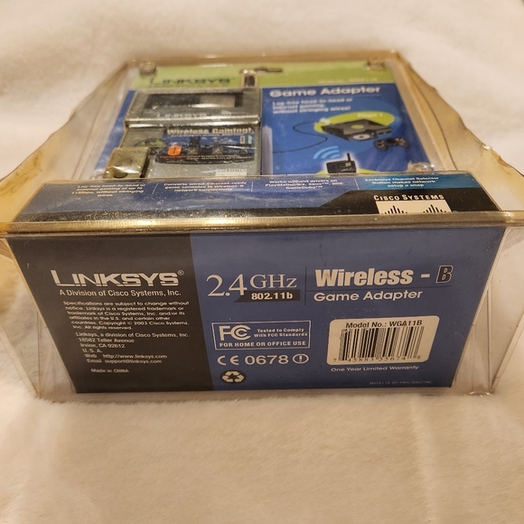 Linksys Wireless B Game Adapter 2.4GHz 802.11b Model WGA11B New in Package - Picture 4 of 10